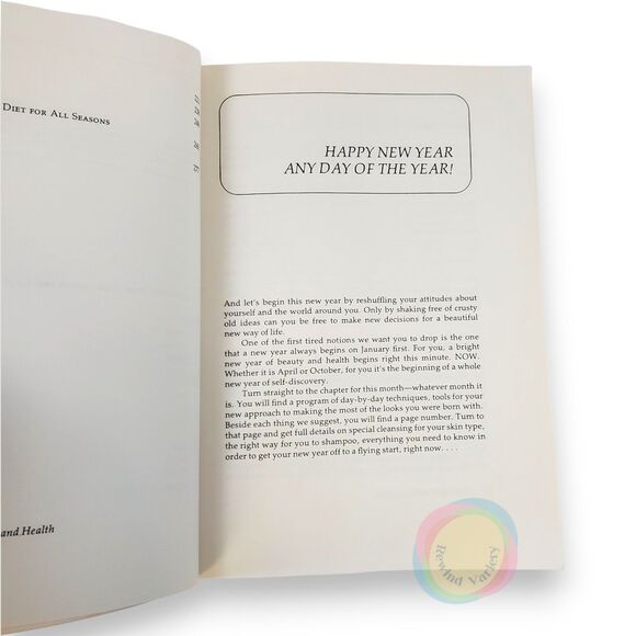 Vintage 1978 Vidal Sassoon A Year of Health & Beauty Book Hair Style 70s Makeup - Picture 8 of 16